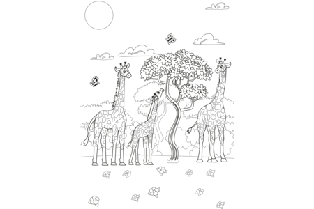 Coloriage Animaux-jungle18 – 10doigts.fr