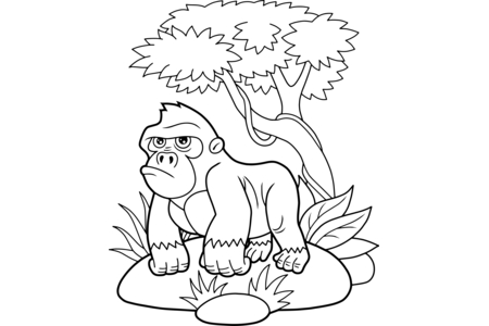 Coloriage Animaux-jungle7 – 10doigts.fr