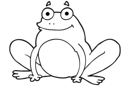 Coloriage Grenouille 08 – 10doigts.fr
