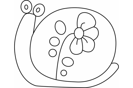 Coloriage Escargot 03 – 10doigts.fr