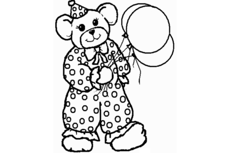 Coloriage Ourson 19 – 10doigts.fr