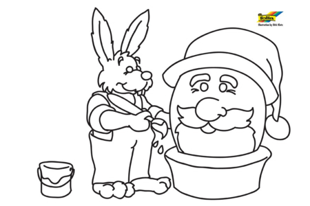 Coloriage Lapin 51 – 10doigts.fr