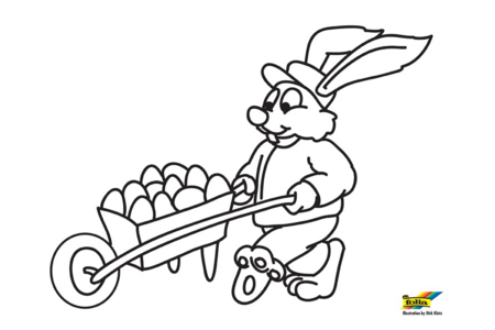Coloriage Lapin 77 – 10doigts.fr