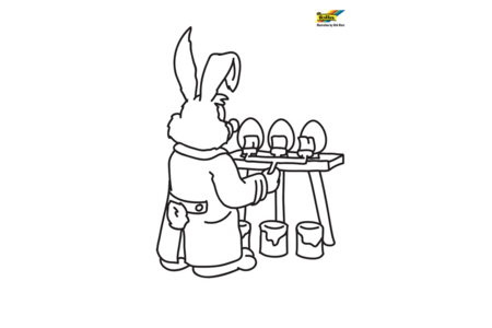 Coloriage Lapin 83 – 10doigts.fr