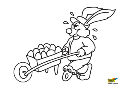 Coloriage Lapin n50 – 10doigts.fr