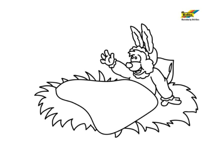 Coloriage Lapin n59 – 10doigts.fr