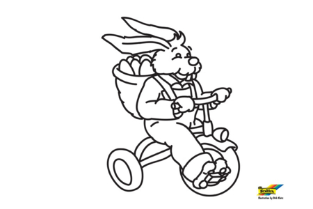 Coloriage Lapin n63 – 10doigts.fr