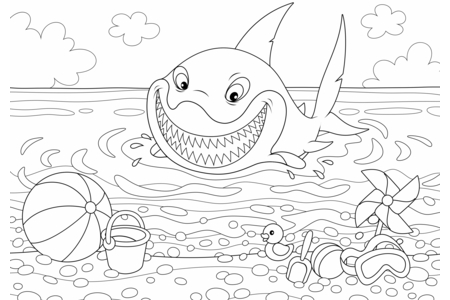 Coloriage Animaux-marins7 – 10doigts.fr