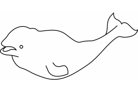 Coloriage Baleine 07 – 10doigts.fr