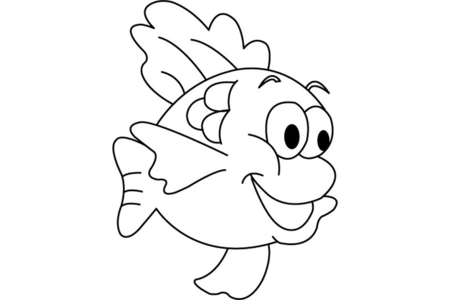 Coloriage Poisson 07 – 10doigts.fr