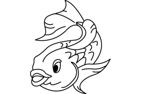Coloriage Poisson 09 – 10doigts.fr