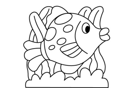 Coloriage Poisson 13 – 10doigts.fr
