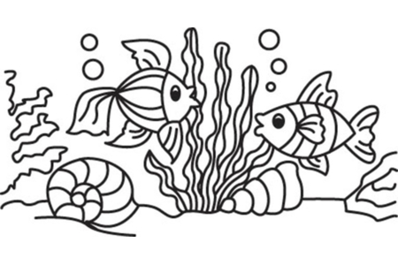 Coloriage Poisson 17 – 10doigts.fr