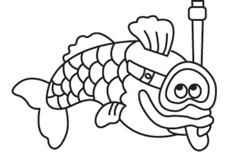 Coloriage Poisson 19 – 10doigts.fr
