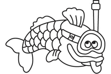 Coloriage Poisson 19 – 10doigts.fr