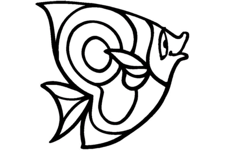 Coloriage Poisson 30 – 10doigts.fr