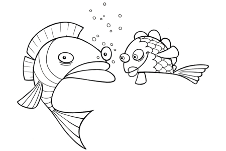 Coloriage Poisson 33 – 10doigts.fr