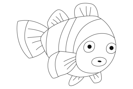 Coloriage Poisson 35 – 10doigts.fr