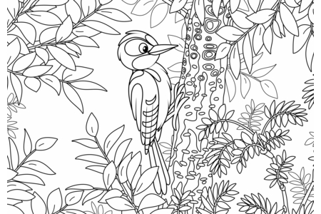 Coloriage Animaux-volants15 – 10doigts.fr