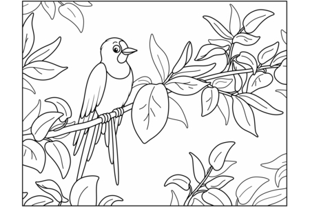 Coloriage Animaux-volants17 – 10doigts.fr