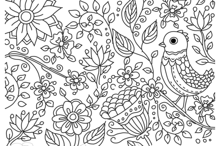 Coloriage Animaux-volants23 – 10doigts.fr