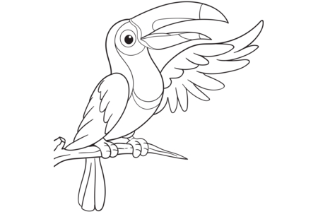 Coloriage Animaux-volants24 – 10doigts.fr