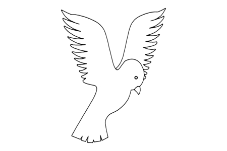 Coloriage Oiseau 24 – 10doigts.fr