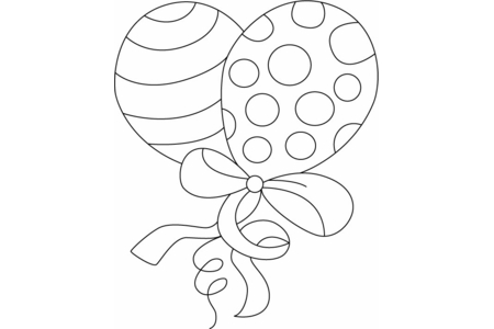 Coloriage Ballon 06 – 10doigts.fr