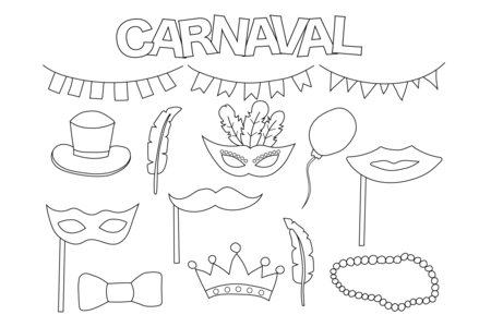 Coloriage Carnaval 01 – 10doigts.fr