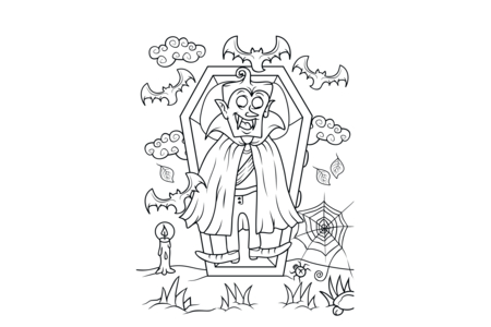 Coloriage Halloween 77 – 10doigts.fr