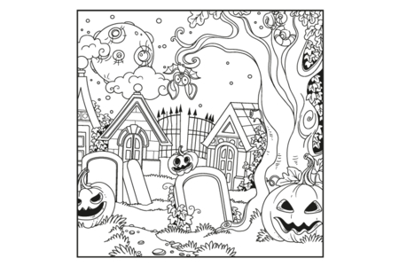 Coloriage Halloween16 – 10doigts.fr