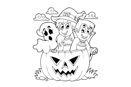 Coloriage Halloween24 – 10doigts.fr