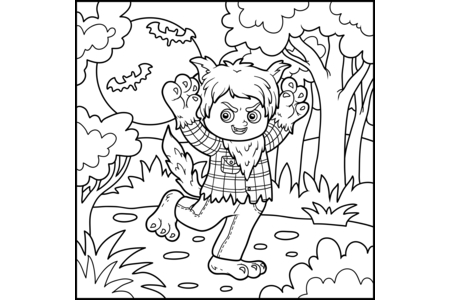 Coloriage Halloween3 – 10doigts.fr