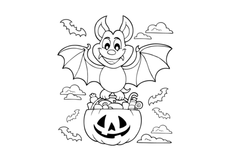 Coloriage Halloween31 – 10doigts.fr
