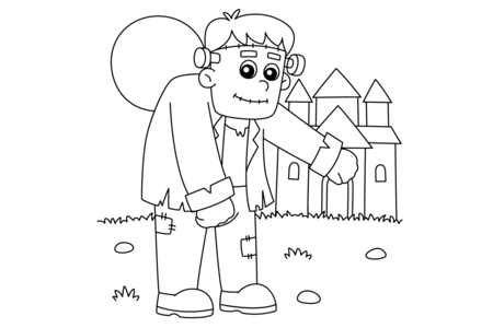 Coloriage Halloween34 – 10doigts.fr