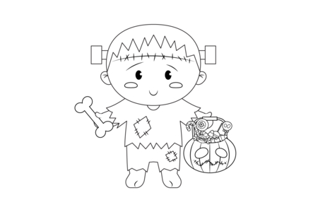 Coloriage Halloween35 – 10doigts.fr