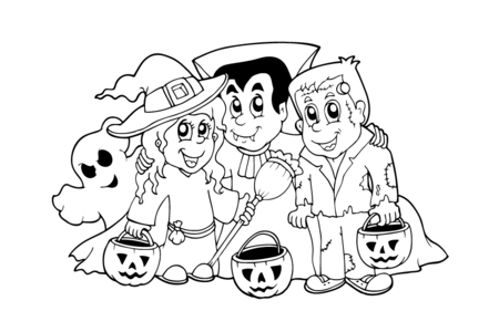 Coloriage Halloween38 – 10doigts.fr
