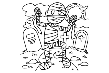 Coloriage Halloween39 – 10doigts.fr