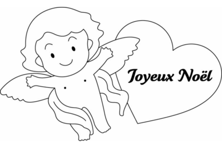 Coloriage Angelot 03 – 10doigts.fr