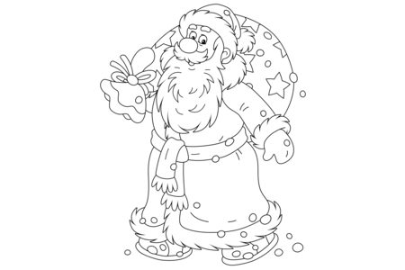 Coloriage Noel 34 – 10doigts.fr