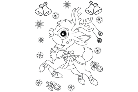 Coloriage Noel 47 – 10doigts.fr