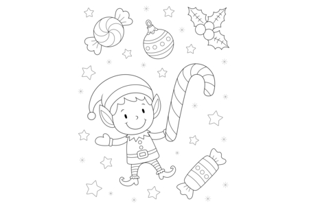 Coloriage Noel 62 – 10doigts.fr