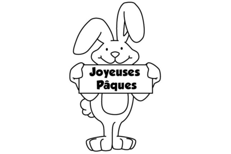 Coloriage Lapin 14 – 10doigts.fr
