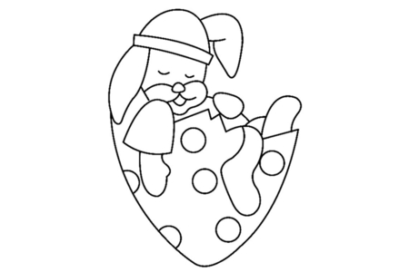 Coloriage Lapin 25 – 10doigts.fr