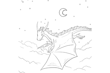 Coloriage Dragons11 – 10doigts.fr