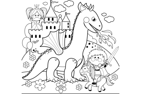 Coloriage Fantastique08 – 10doigts.fr