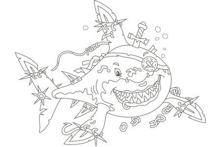 Coloriage Pirate6 – 10doigts.fr