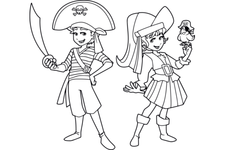 Coloriage Pirate7 – 10doigts.fr