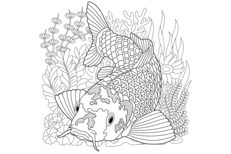 Coloriage Manga 14 – 10doigts.fr
