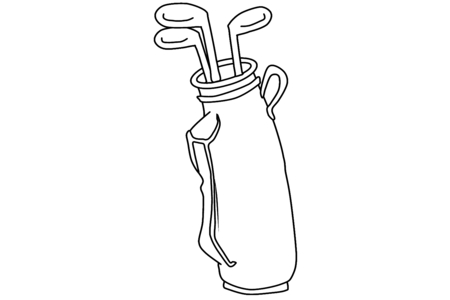 Coloriage Sport golf 04 – 10doigts.fr